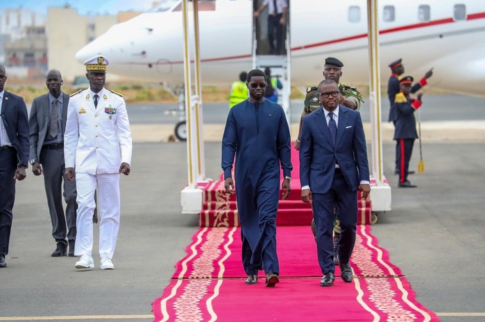 Diplomatie : le nouveau président du Bénin,  Romuald Wadagni en visite d'amitié et de travail au Sénégal
