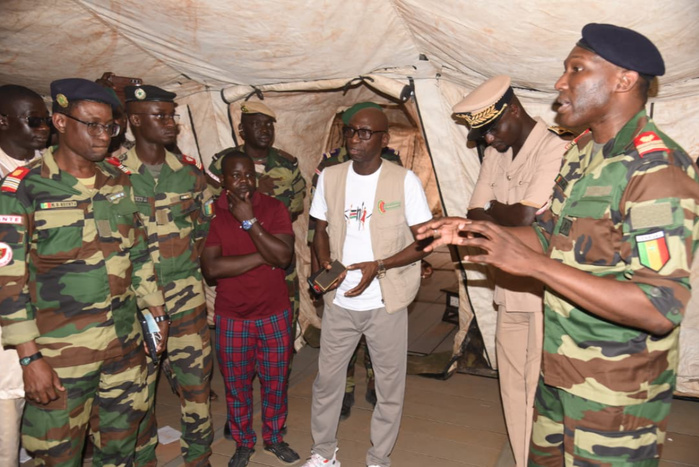 Mbane : l’hôpital militaire de campagne démarre ses activités après la visite des autorités