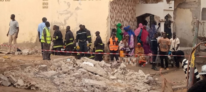 Effondrement d’un bâtiment à Saint-Louis : Les sapeurs-pompiers redoutent un bilan encore plus lourd après les 4 morts découverts