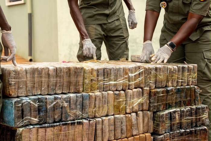 Trafic de drogue : La Brigade des Douanes de Koumpentoum saisit 970,6 kg de cocaïne pure évalués à 58 milliards CFA