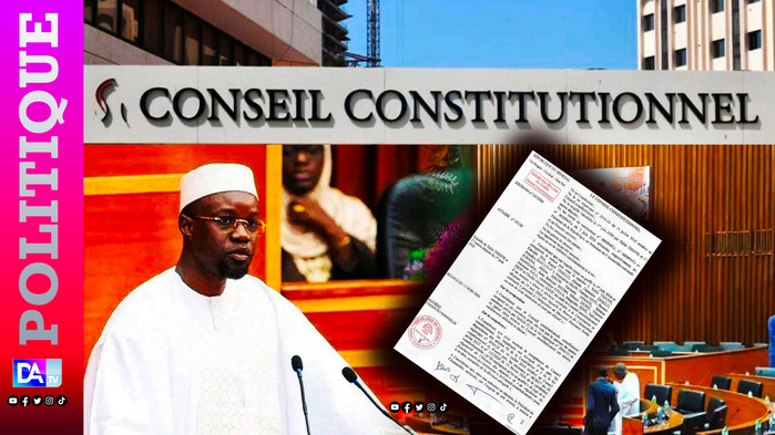 Sénégal : Le Conseil constitutionnel se déclare incompétent sur l'intégration d'Ousmane Sonko à l'Assemblée nationale Sénégal : Le Conseil constitutionnel se déclare incompétent sur l'intégration d'Ousmane Sonko à l'Assemblée nationale
