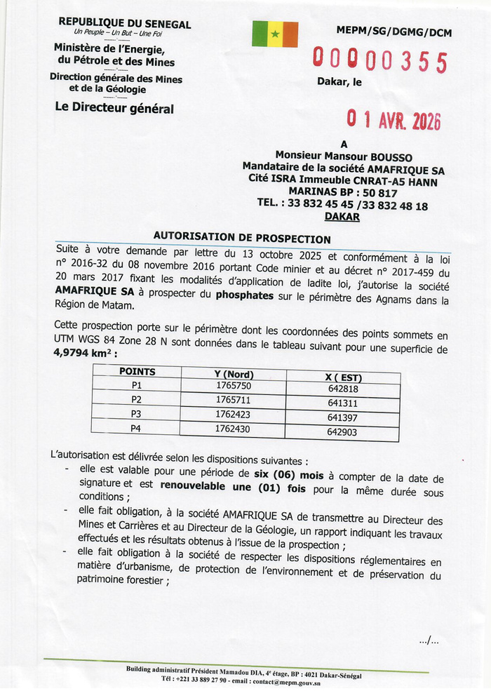 Agnam protège « ses terres » et ferme ses portes à Amafrique SA : Une journée de prière sacrée, zéro voiture, pas même pour le maire, Farba Ngom
