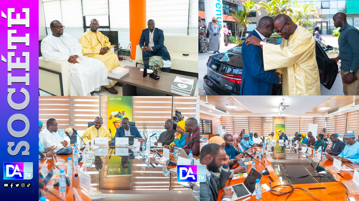 Le Ministre Samba Diouf en visite au siège de Sonatel Orange pour échanger sur le New Deal Technologique
