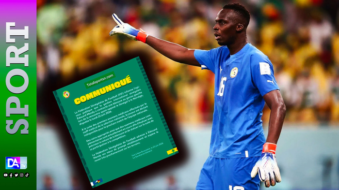 Mondial 2026: « Édouard Mendy blessé au genou est incertain pour la suite du Mondial » (FSF)