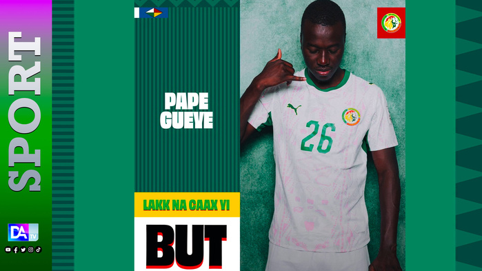 Sénégal-Irak : Pape Gueye marque un bijou et porte le score à 3-0