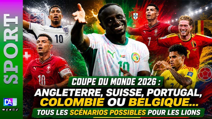 Coupe du Monde 2026 : Angleterre, Suisse, Portugal, Colombie ou Belgique…Tous les scénarios possibles pour les Lions
