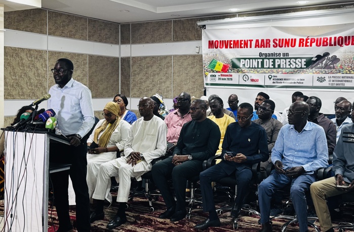 Révision constitutionnelle : AAR Sunu République exige le retrait « immédiat et sans condition » de la proposition de loi