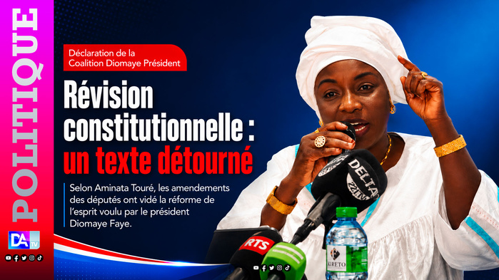 Révision constitutionnelle : Aminata Touré dénonce un texte « détourné » de son esprit initial