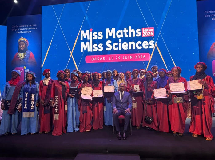 Célébration de l’excellence scientifique au Grand Théâtre : Khadidiatou Ka et Sokhna Mame Bousso Mbacké Guèye sacrées reines nationales 2026 Célébration de l’excellence scientifique au Grand Théâtre : Khadidiatou Ka et Sokhna Mame Bousso Mbacké Guèye sacrées reines nationales 2026