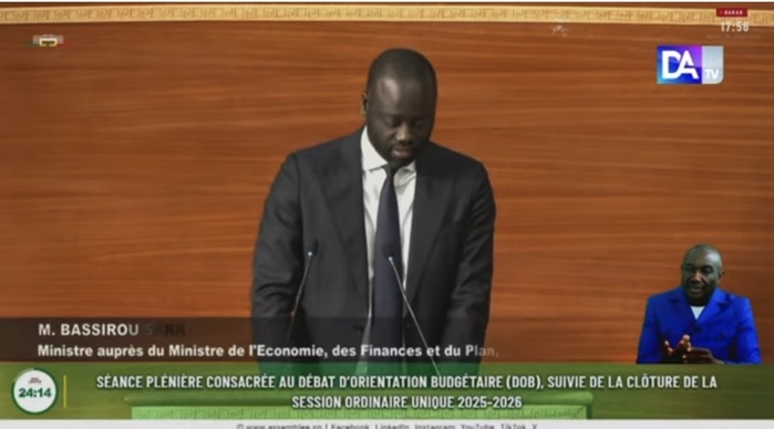 DOB à l’Assemblée / Consolidation budgétaire, soutien aux ménages, prix de l’électricité, investissements : Les éclairages du ministre Bassirou Sarr aux députés DOB à l’Assemblée / Consolidation budgétaire, soutien aux ménages, prix de l’électricité, investissements : Les éclairages du ministre Bassirou Sarr aux députés