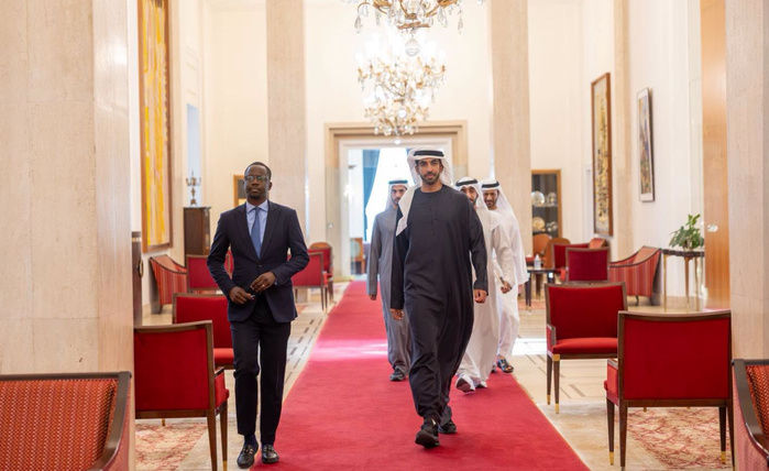Coopération Emirats Arabes Unis-Sénégal: : Le PR Bassirou Diomaye Faye a reçu le ministre d'État Emirati chargé des Affaires africaines Coopération Emirats Arabes Unis-Sénégal: : Le PR Bassirou Diomaye Faye a reçu le ministre d'État Emirati chargé des Affaires africaines