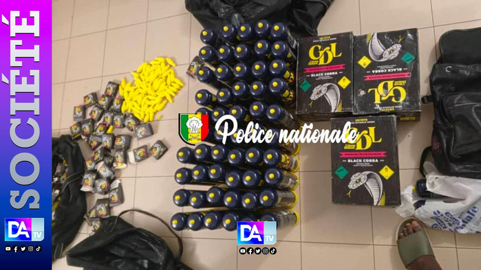 Trafic présumé de protoxyde d’azote aux almadies : la DIC remonte la filière des « ballons » et saisit 96 bouteilles Trafic présumé de protoxyde d’azote aux almadies : la DIC remonte la filière des « ballons » et saisit 96 bouteilles