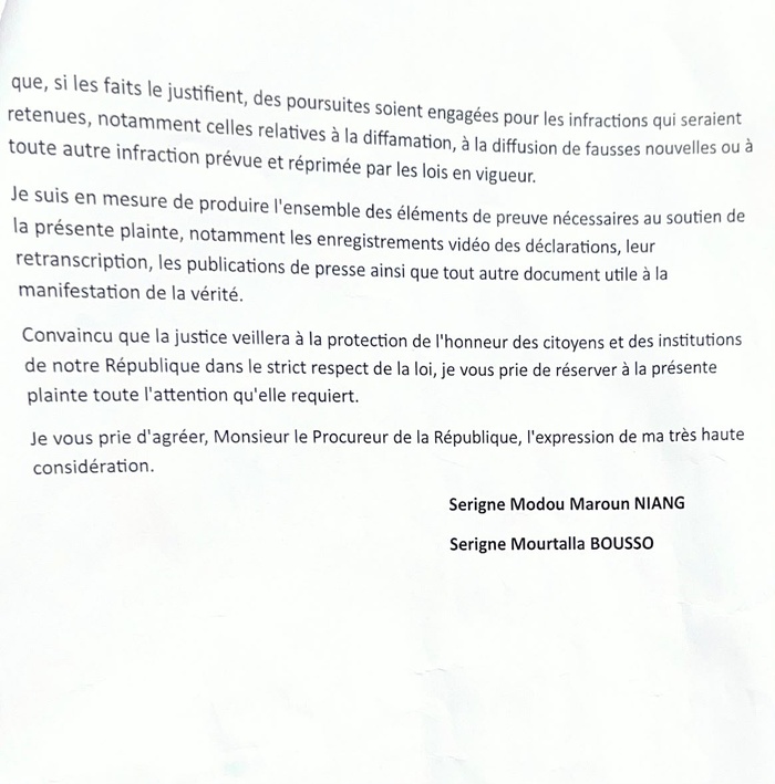 Propos sur « l’argent sale » à Touba : une plainte déposée contre Ousmane Sonko au parquet de Dakar