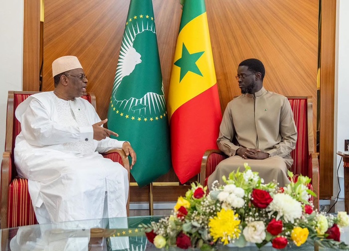 Tête-à-tête au Palais : Le PR Diomaye Faye  et Macky  Sall en toute intimité autour de la candidature à l’ONU, une rencontre symbolique au sommet de l’État