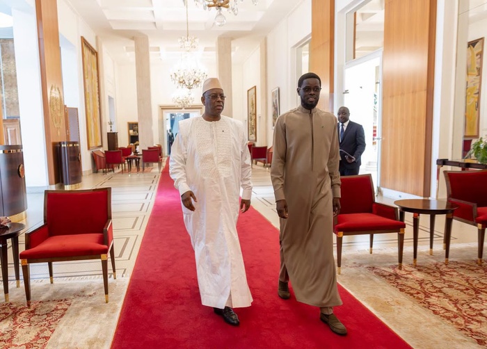 Tête-à-tête au Palais : Le PR Diomaye Faye  et Macky  Sall en toute intimité autour de la candidature à l’ONU, une rencontre symbolique au sommet de l’État