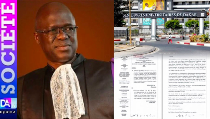 Arrêté abrogeant sa nomination à la tête de WASCAL : L’ex recteur, Ahmadou Aly Mbaye obtient gain de cause devant la Cour suprême contre l'UCAD Arrêté abrogeant sa nomination à la tête de WASCAL : L’ex recteur, Ahmadou Aly Mbaye obtient gain de cause devant la Cour suprême contre l'UCAD