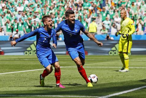 Euro 2016 : la France bat l'Irlande grâce à Griezmann et file en quart de finale