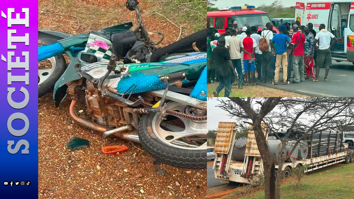 Kébémer : un conducteur de moto Jakarta et son passager tués dans une collision avec un camion