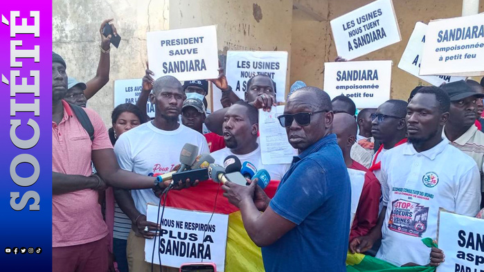 Sandiara : plainte contre X pour « pollution toxique »... Un mouvement citoyen dénonce six années de calvaire et interpelle la justice Sandiara : plainte contre X pour « pollution toxique »... Un mouvement citoyen dénonce six années de calvaire et interpelle la justice
