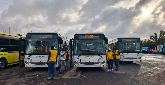 Magal de Touba 2026 : Dakar Dem Dikk dresse un bilan provisoire de 939 voyages et 19.700 pèlerins transportés Magal de Touba 2026 : Dakar Dem Dikk dresse un bilan provisoire de 939 voyages et 19.700 pèlerins transportés