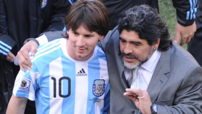 Argentine : Diego Maradona demande à Lionel Messi de revenir sur sa décision