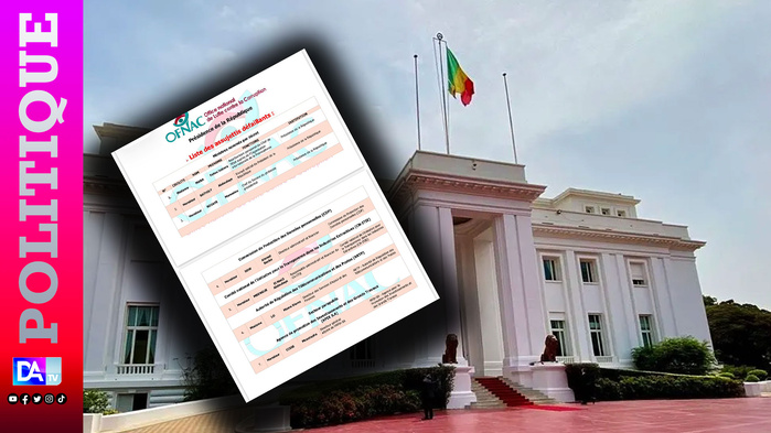 OFNAC : 17 agents de la Présidence sur la liste des assujettis défaillants