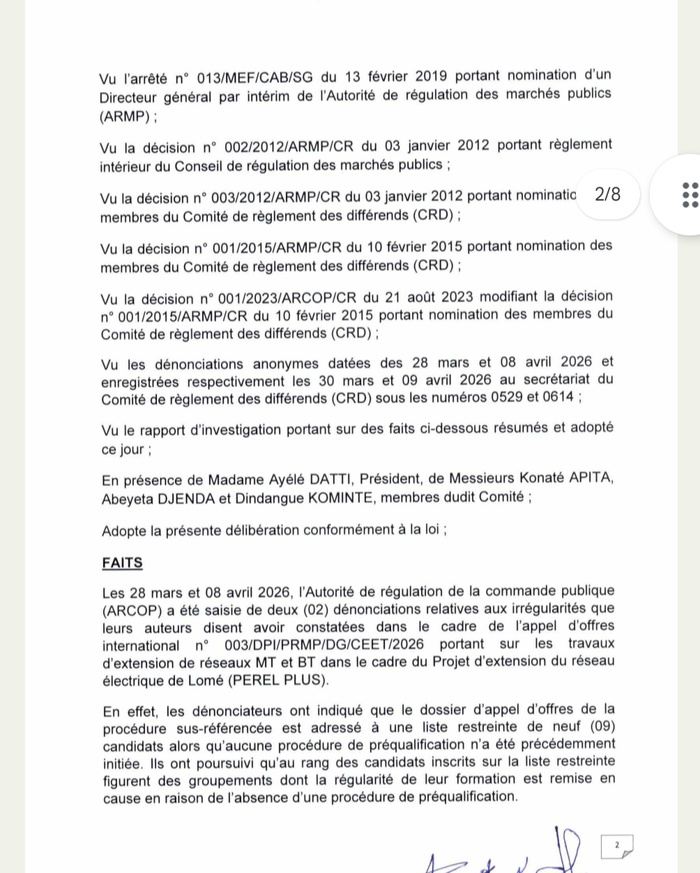 Après le Sénégal, AEE Power confrontée à ses manquements au Togo