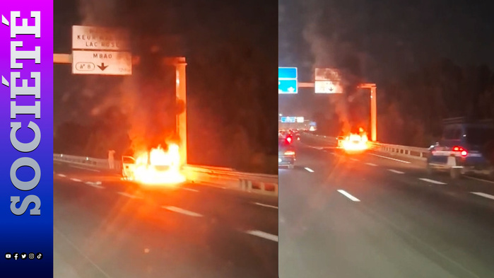 Autoroute à péage : un véhicule prend feu à hauteur de Mbao, avant la sortie 08 Autoroute à péage : un véhicule prend feu à hauteur de Mbao, avant la sortie 08