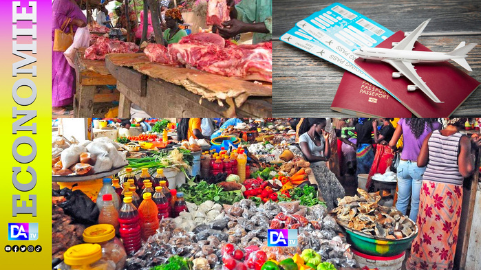 Inflation au Sénégal : les prix reculent au deuxième trimestre, mais la viande +5,6 % , les billets d’avion +14,9 % et plusieurs services continuent de renchérir