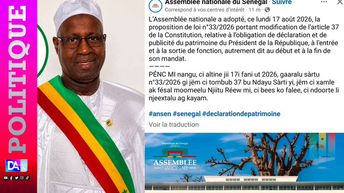 Langues nationales à l’Assemblée : Abdou Karim Sall dénonce une « dérive » et met en garde contre le risque de divisions
