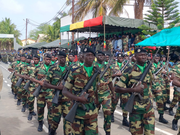 Saint-Louis : 1842 nouvelles recrues dont 86 femmes intègrent l’Armée sénégalaise