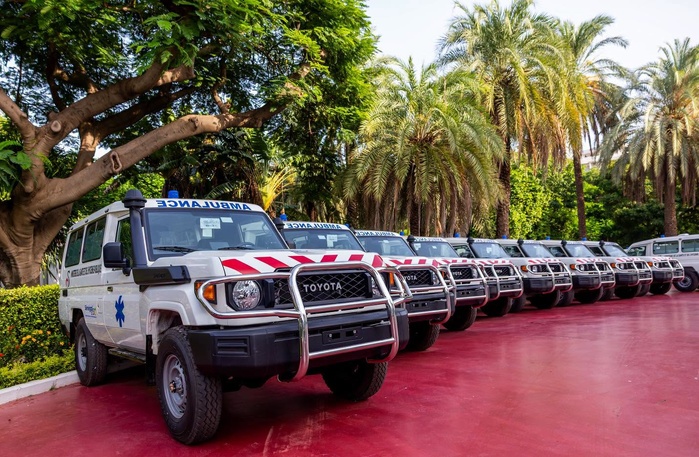 SANTÉ : 153 ambulances montées et équipées au Sénégal réceptionnées par le chef de l’État