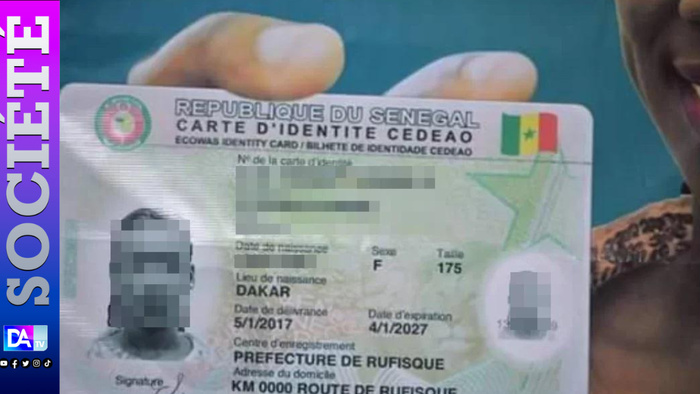 Cartes d'identité CEDEAO : La DAF ouvre le renouvellement par les cartes de 2016 à partir de ce vendredi