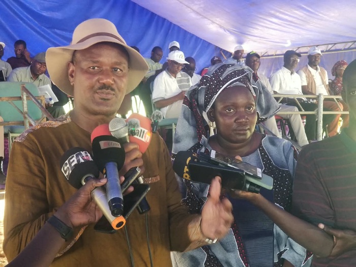 Tournée agricole à Linguère : « Le gouvernement a décidé de mettre en place des coopératives pour que nous soyons autonomes en matière de semences » (Cheikh Oumar Ba)