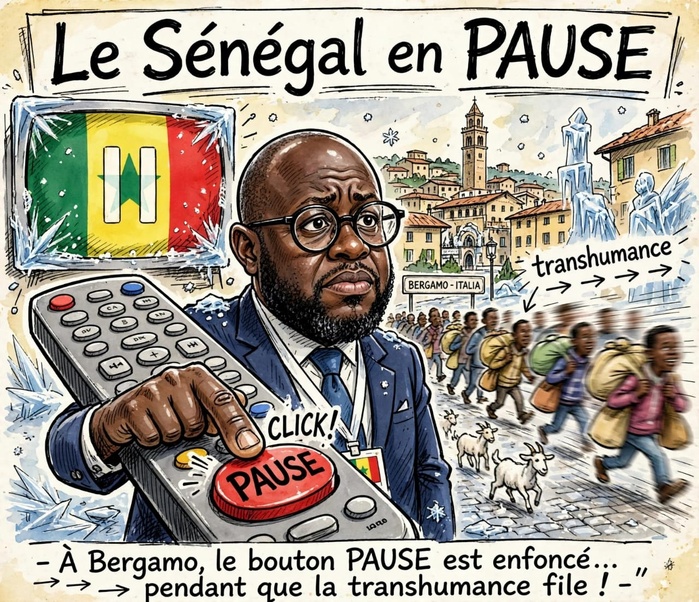 Le bouton PAUSE de Bergame ( par Bachir Fofana )