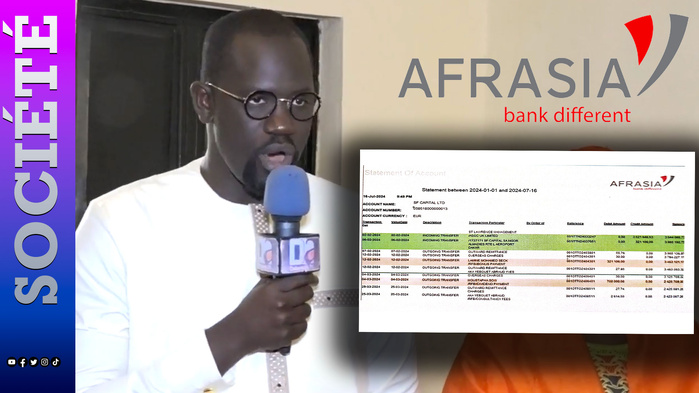 [DOCUMENT] Sénégal - Dossier PSD : Les preuves des virements reçus par Moustapha Sow dans un paradis fiscal (Épisode 3)