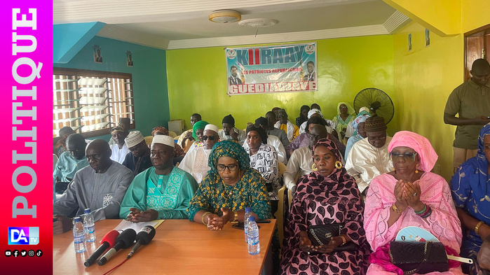Guédiawaye : KIIRAAY Les Patriotes Républicains réaffirme son soutien au président Diomaye Faye et exige la dissolution de l’assemblée nationale Guédiawaye : KIIRAAY Les Patriotes Républicains réaffirme son soutien au président Diomaye Faye et exige la dissolution de l’assemblée nationale