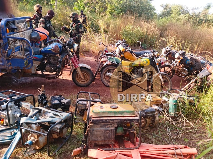 Kédougou-Falémé : un site d’orpaillage clandestin démantelé à Sounkounkou