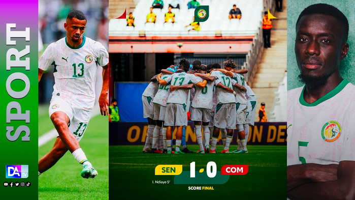 Sénégal–Comores : Iliman Ndiaye offre la victoire aux Lions au Vélodrome Sénégal–Comores : Iliman Ndiaye offre la victoire aux Lions au Vélodrome
