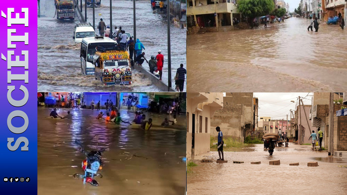 Pluies meurtrières : Dakar sous les eaux, des familles endeuillées des quartiers paralysés
