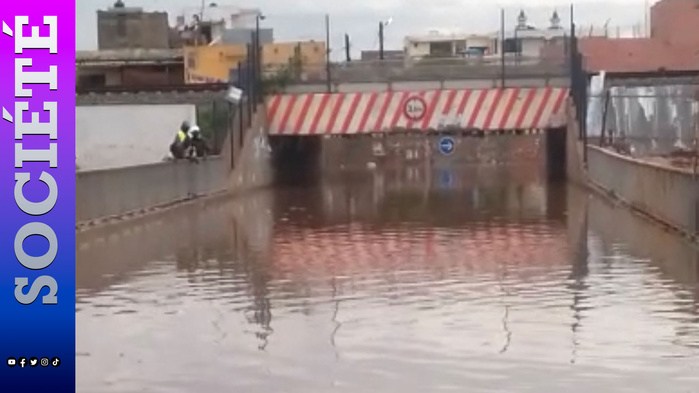 Guinaw Rails : le tunnel submergé, les habitants dénoncent les défaillances du pompage