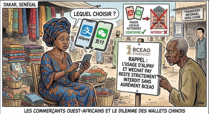 Commerce : les portefeuilles électroniques chinois numérisent l’informel africain, le casse-tête de la règlementation (suite & fin) Commerce : les portefeuilles électroniques chinois numérisent l’informel africain, le casse-tête de la règlementation (suite & fin)