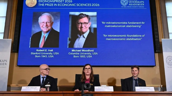 Le prix Nobel d'économie 2026 est attribué aux Américains Robert E. Hall et Michael Woodford Le prix Nobel d'économie 2026 est attribué aux Américains Robert E. Hall et Michael Woodford