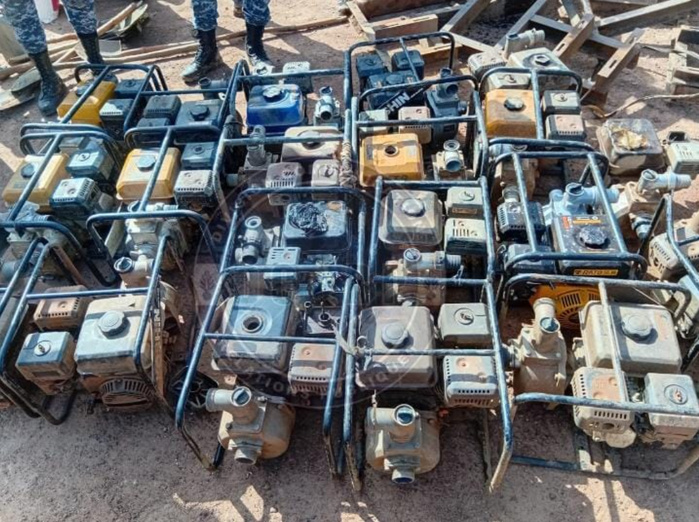 Kédougou : plusieurs sites d’orpaillage clandestins démantelés aux abords de Tinkoto et Thiankoumbassa