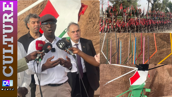 « Il était une fois Gaza » : Ousmane Dia interpelle les consciences à travers une exposition consacrée à la Palestine