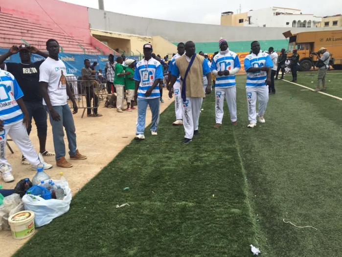 Les premières images de Baye Mandione au stade Les premières images de Baye Mandione au stade