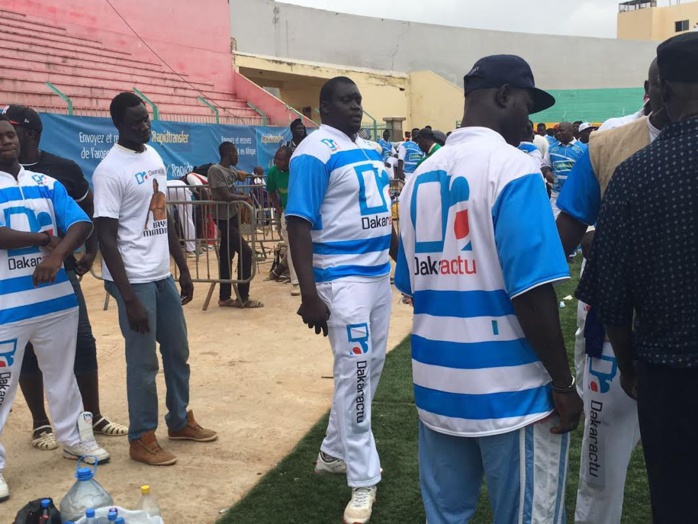 Les premières images  de Baye Mandione au stade
