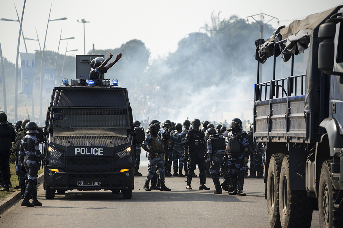 GABON : Des affrontements éclatent à Libreville après l'annonce de la réélection de Bongo