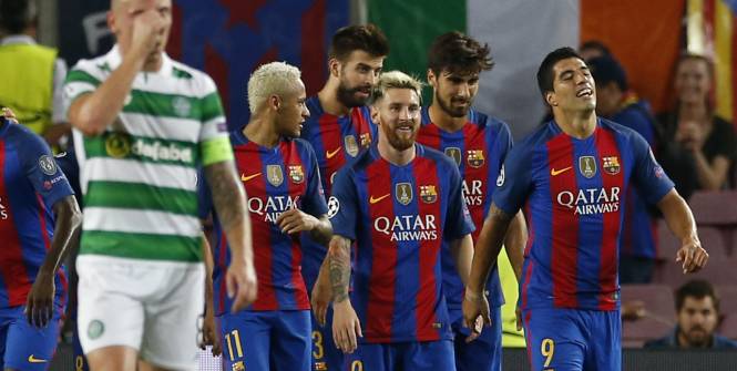Triplé de Messi, le Barça écrase le Celtic (7-0) lors de la première journée de Ligue des champions