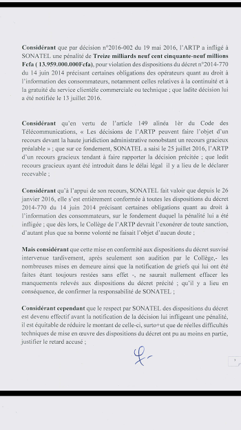 RECOURS GRACIEUX : Au lieu de 13 Milliards, la Sonatel paiera finalement 1,5 milliard. Que s'est-il passé chez Abou Abel Thiam?